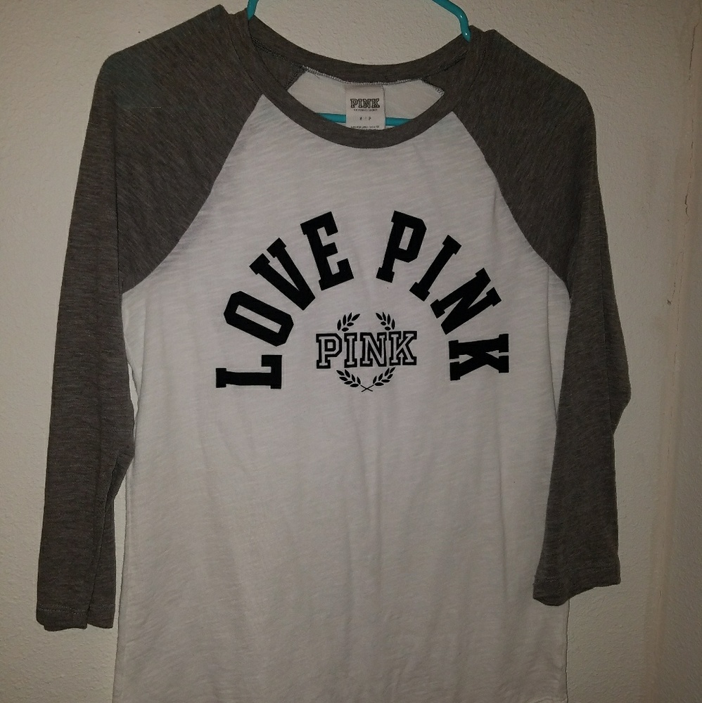 Gray and White PINK NWOT